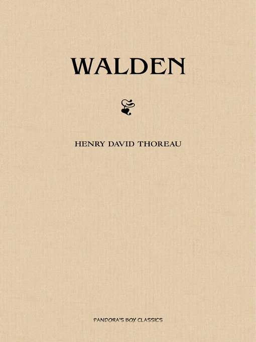 Title details for Walden by Henry David Thoreau - Wait list